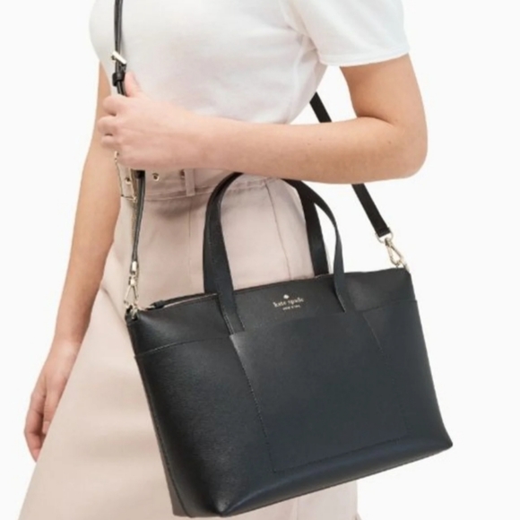Kate Spade Patrice Satchel NEW $358!!! Black - Picture 7 of 11